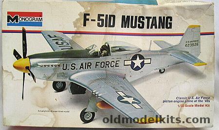 Monogram 1/32 F-51D Mustang, 6847 plastic model kit